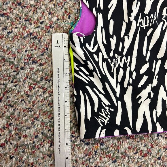 Yitty Major Label Rainbow Confyitty One Shoulder Activewear Crop Top Size 3X - Picture 12 of 12